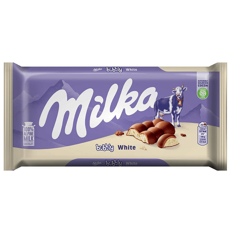 Milka Bubbly White Chocolate