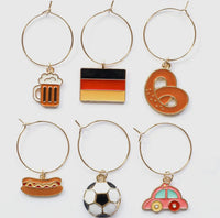 
              German Wine Glass Charms
            