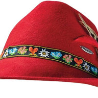 Hat: Alpine Red Wool Large