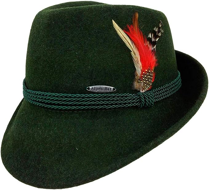 Hat: Bavarian Wool Green Small