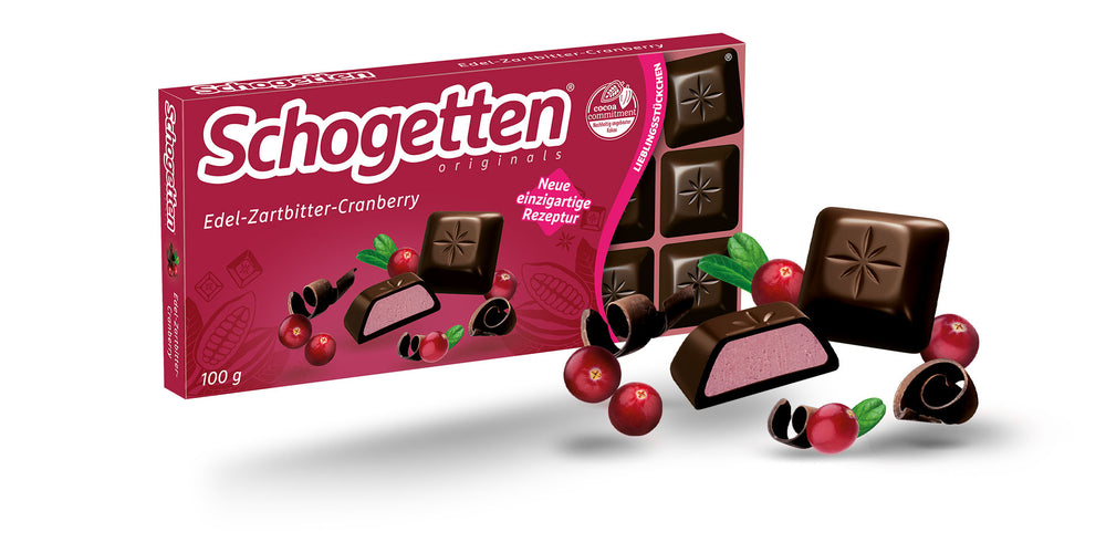 Schogetten Dark Chocolate Cranberry