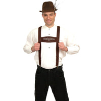 Suspenders: Faux Lederhosen