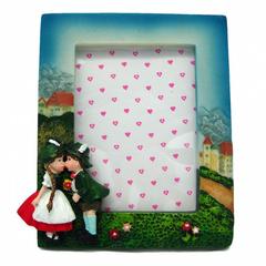 German Boy and Girl Picture Frame