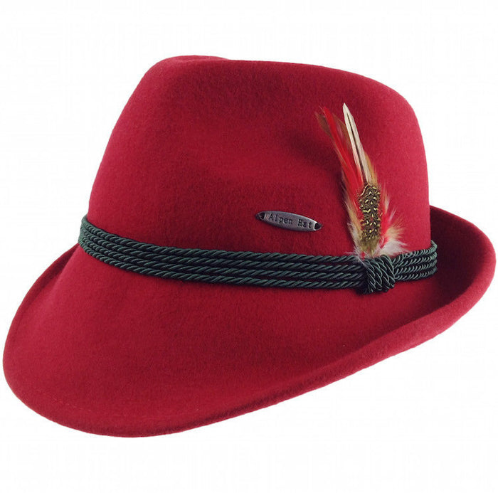 Hat: Austrian Red Wool Small