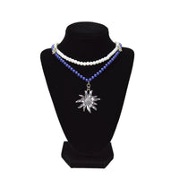 Jewelry: Pearl and Bavarian Ribbon Necklace