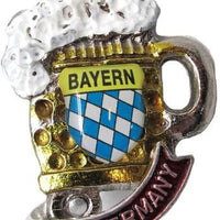 Hat Pin: Deluxe Beer Mug, Germany Banner