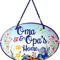 Oma & Opa Home Wall Plaque