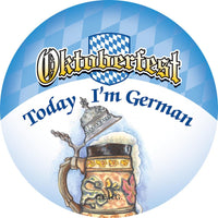Button Pin: Today I'm German