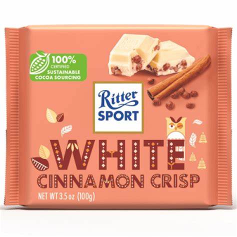 Ritter Sport White Cinnamon Crisp